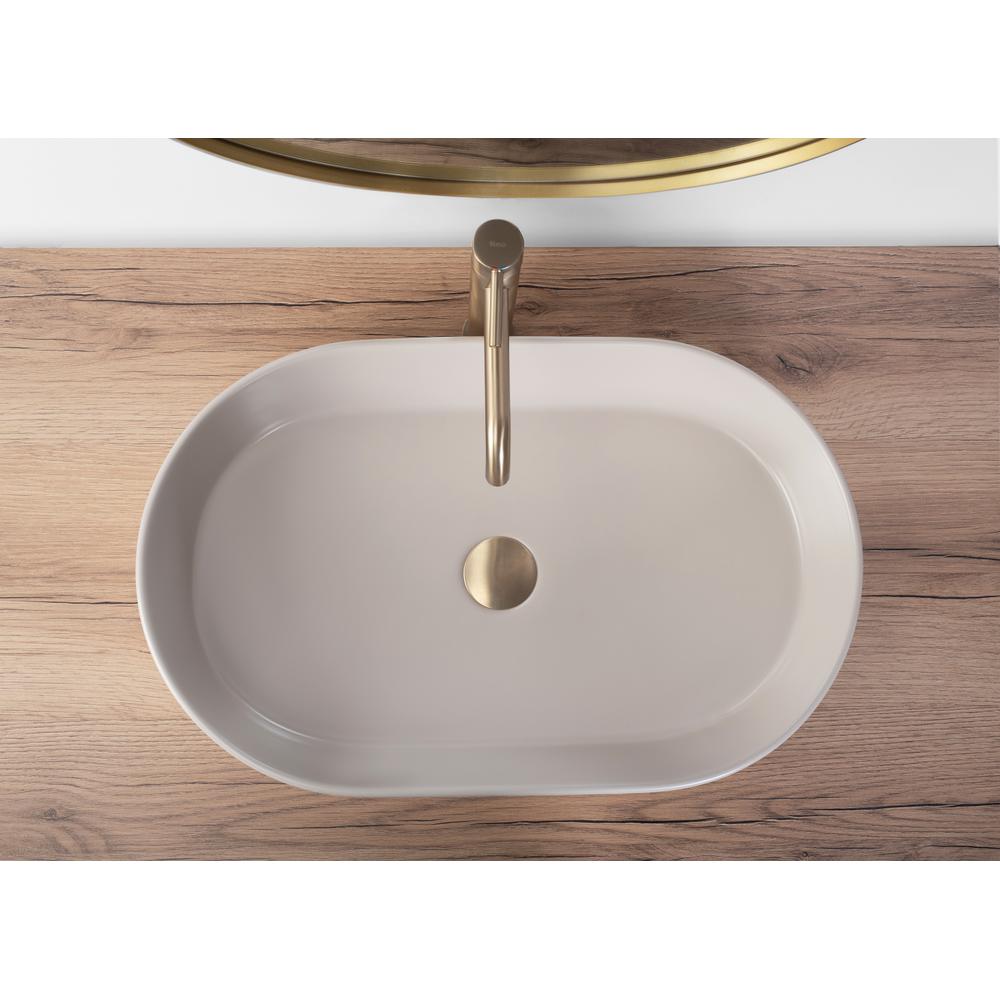 Countertop Basin Rea NADIA 60 BEIGE MATT