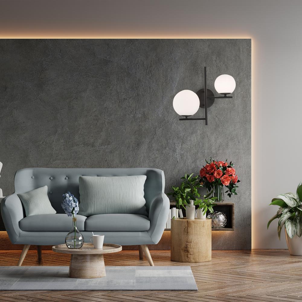 Wandlampe APP1170-2W  Black