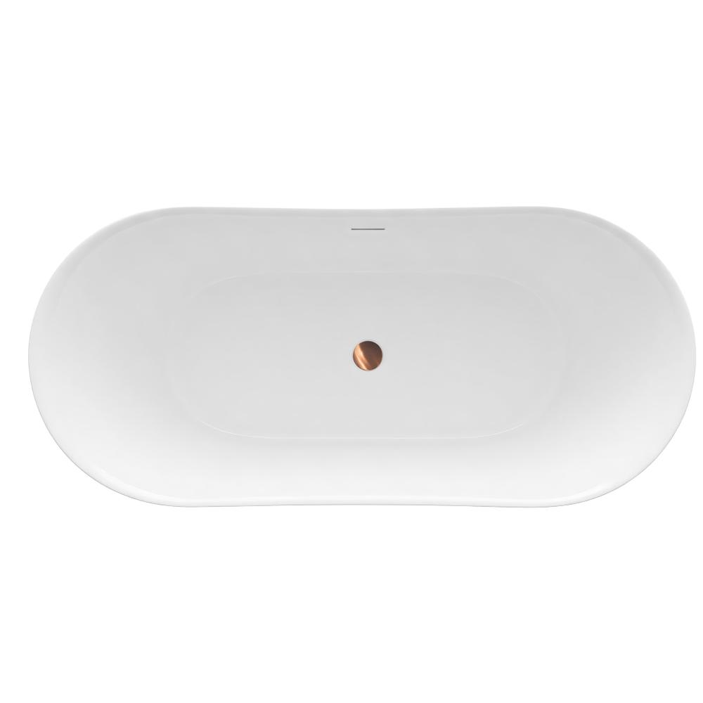 Μπανιέρα ανεξάρτητης τοποθέτησης, ακρυλική Lusso Slim 170 εκ