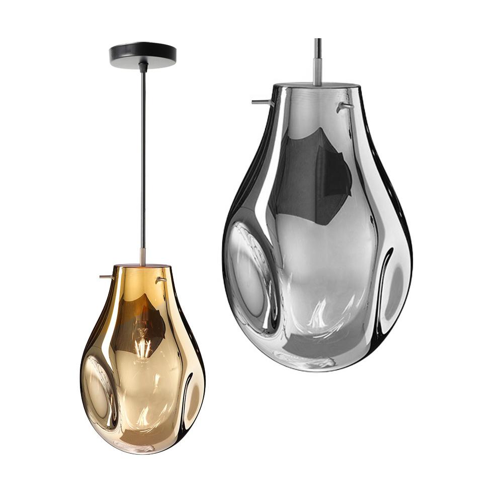 Hängelampe Glas  APP328-1CP Amber