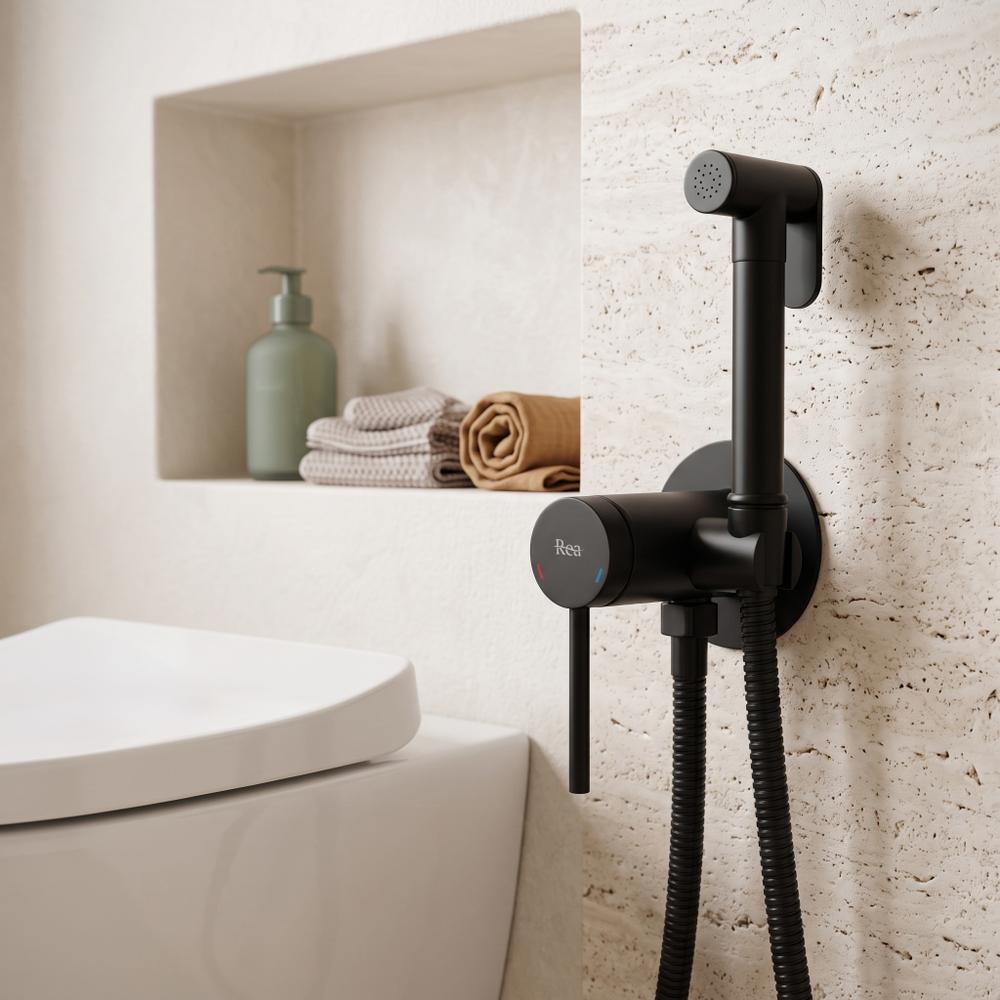 Bateria Bidetowa Rea Foss Clif Czarna