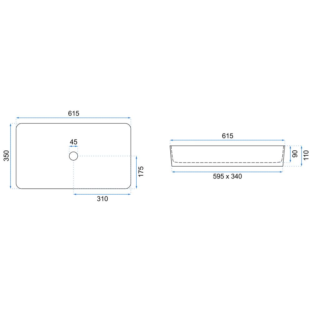 Vasque à poser Rea Denis