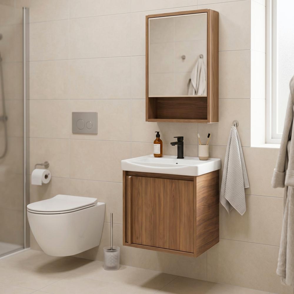 Set mobilier de baie cu lavoar Gama T25023 HHL 50CM