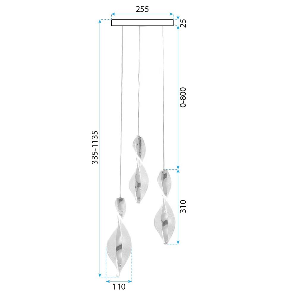 Lampe LED G028-3CP GOLD