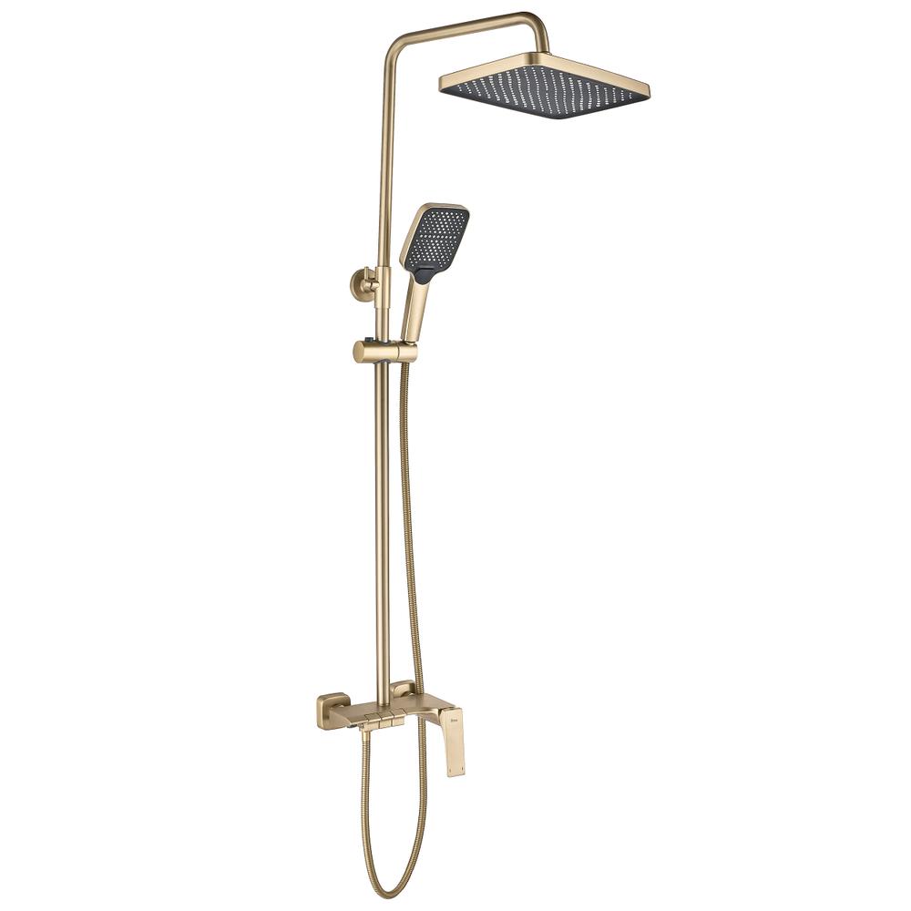 Shower set REA JOE Brush Gold