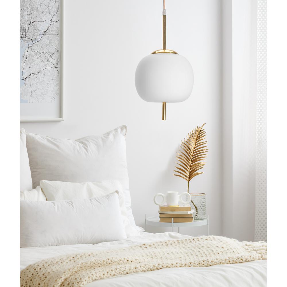 Deckenlampe Glas Kugel white gold APP669-1CP