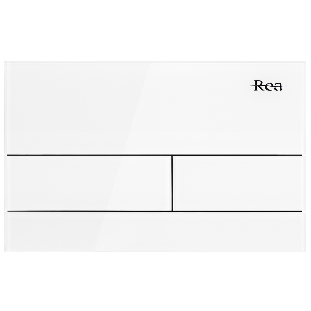 Concealed cistern frame K011A-Q Rea T White Glass