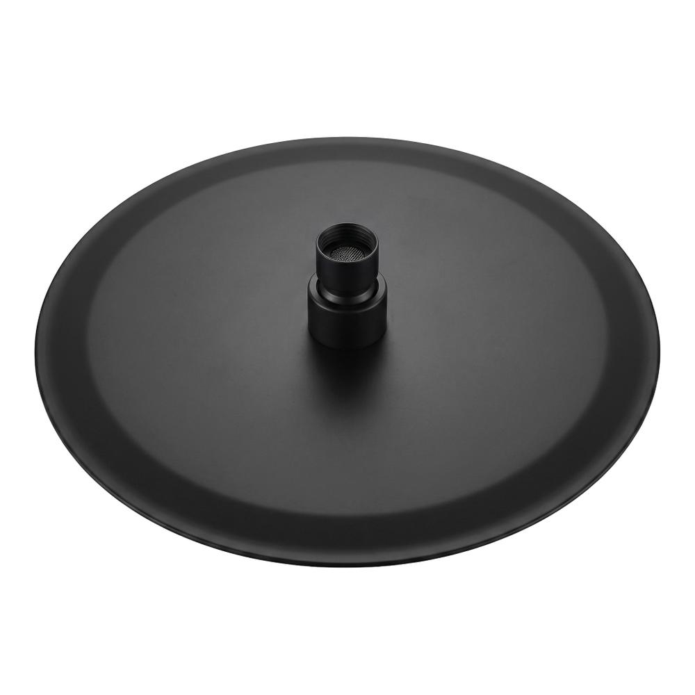 Круглий тропічний душ REA JS-P014B 25cm Black