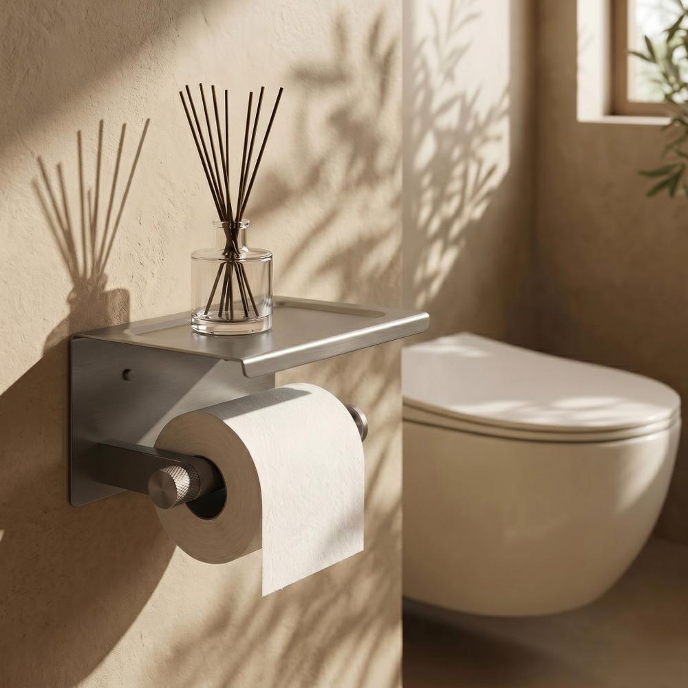 Държач за тоалетна хартия с рафт 39105A ORI Titan