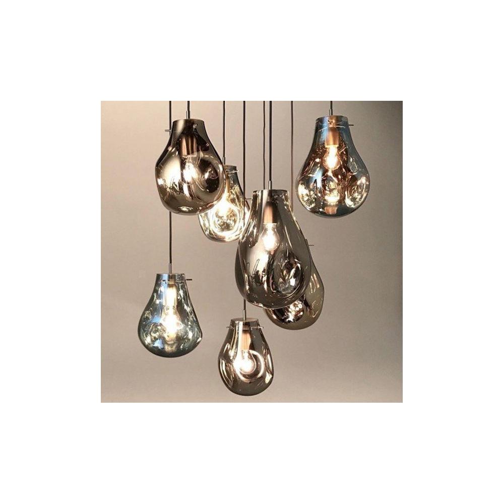 Hängelampe Glas  APP328-1CP Amber