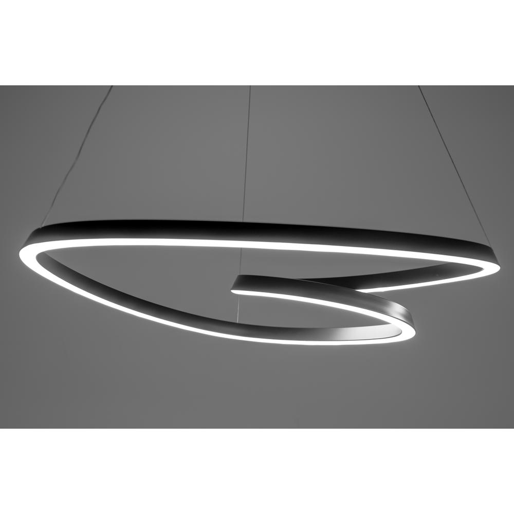Deckenlampe Ring Led + Fernbedienung APP796-cp Black