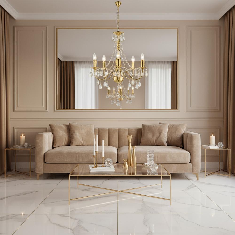 Deckenleuchte EBT015-5CP Gold