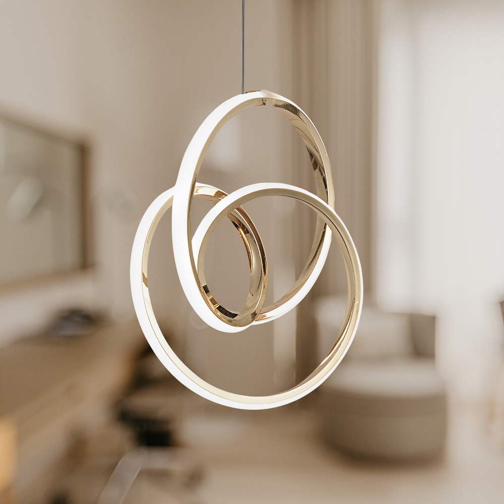 LED-Hängeleuchte G076-1CP Gold