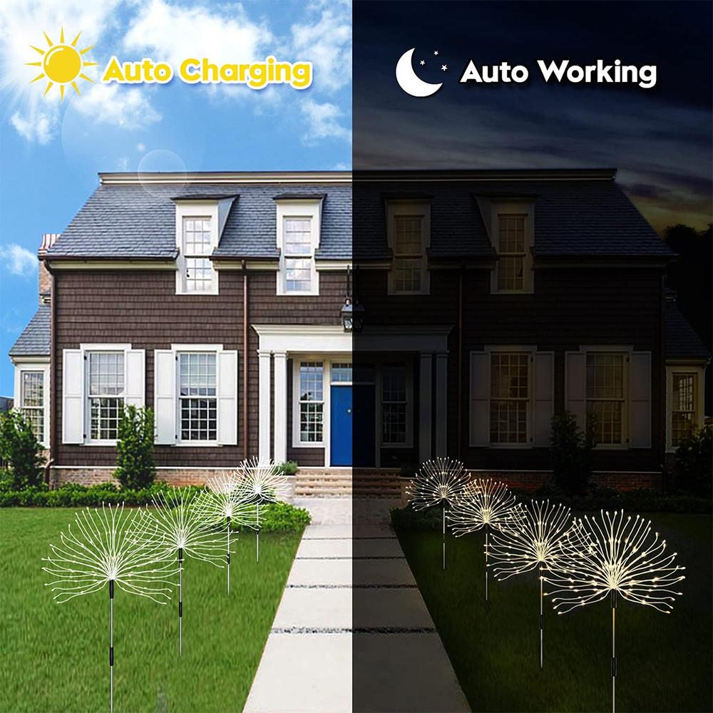 Lampa solarna LED Fajerwerki 5szt. P60164