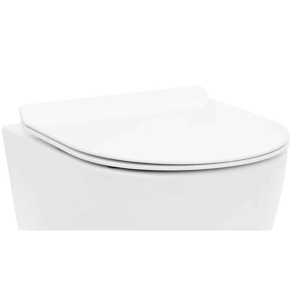 Toilet seat UF DUROPLAST FLAT WHITE