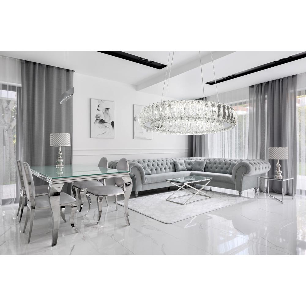 Crystal LED-Deckenleuchte APP1040-CP + Fernbedienung