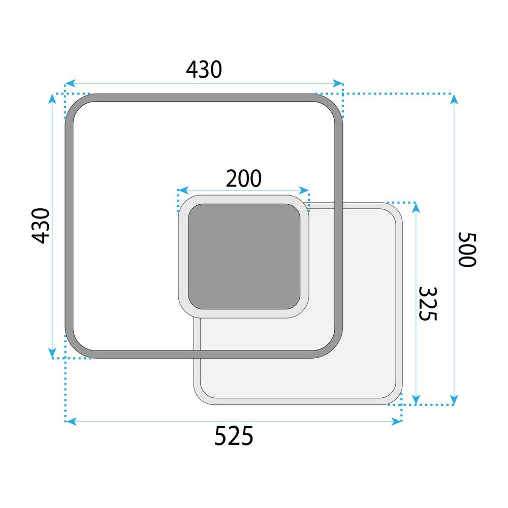 Deckenleuchte LHJ079-C BLACK/WHITE