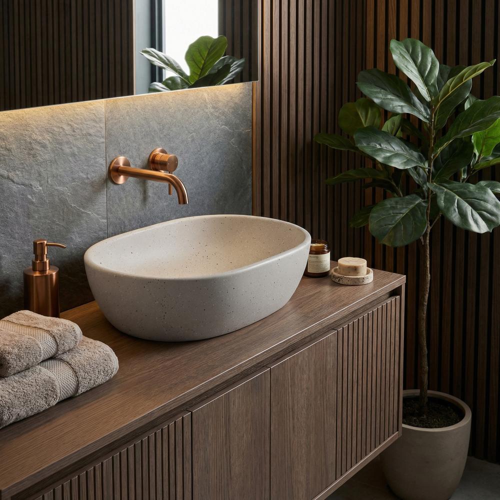 Countertop washbasin Rea Amelia Sandy