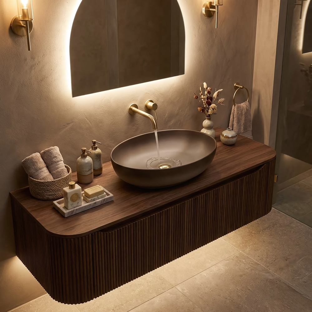 Umývadlo na dosku REA Carola Ombre