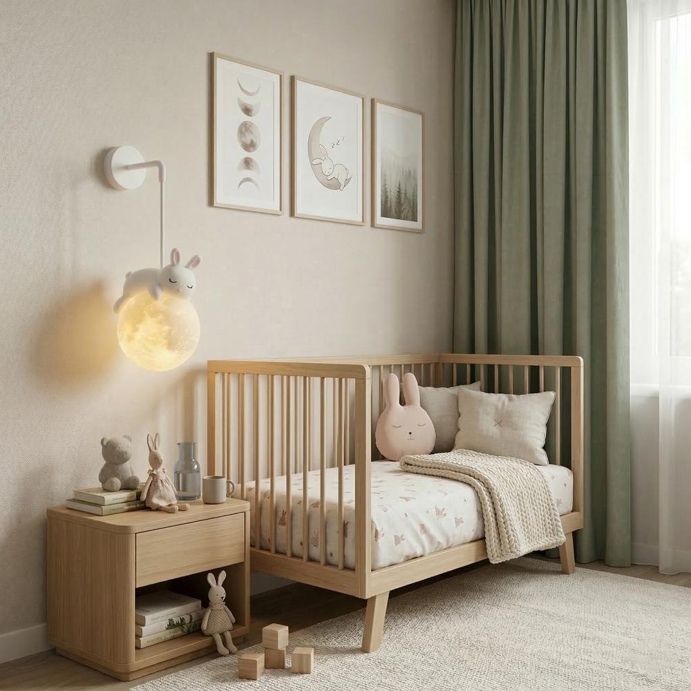 LAMPA ŚCIENNA KINKIET ŚPIĄCY KRÓLICZEK G165-1W