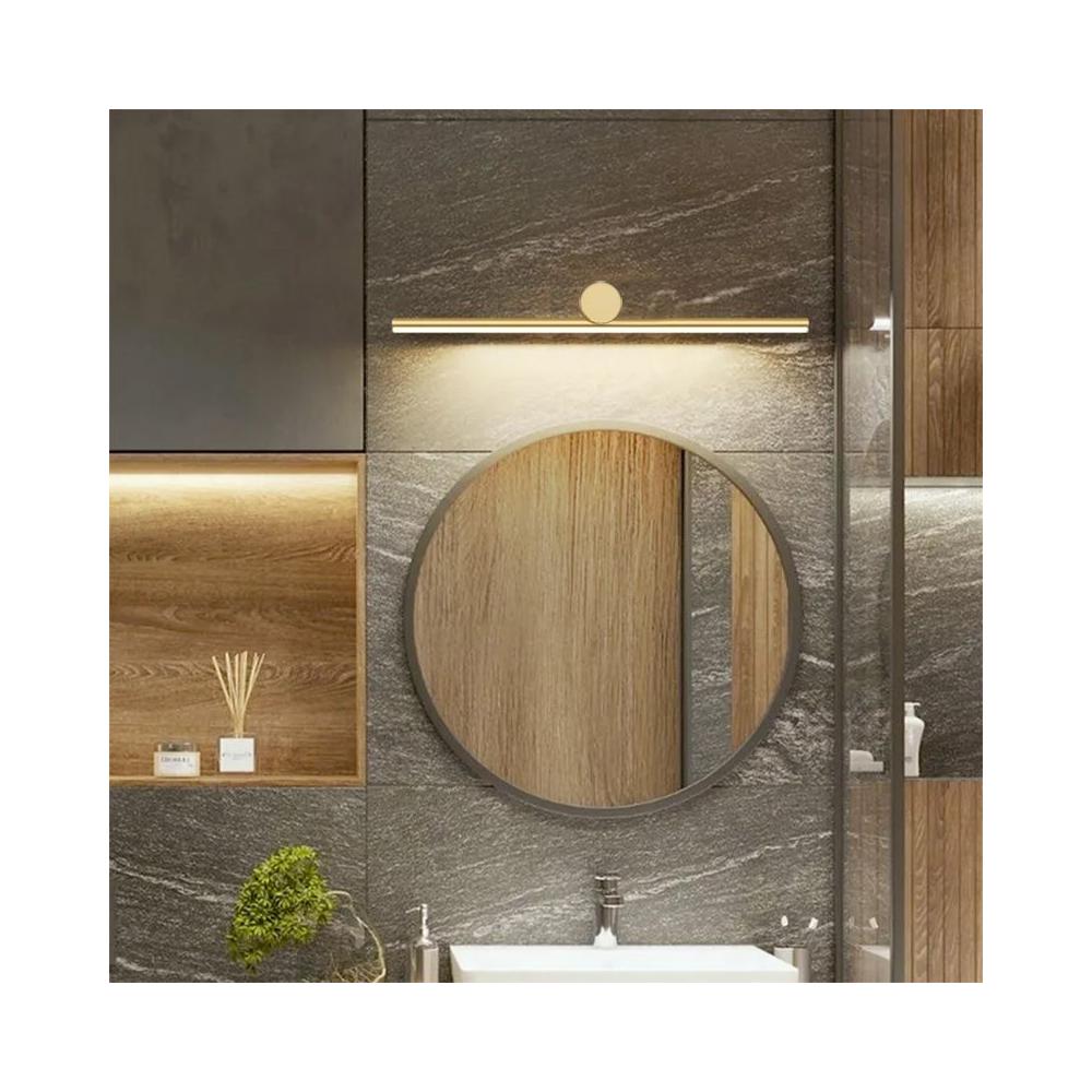 LÂMPADA DE PAREDE LED PARA BANHEIRO 60CM APP1345-W OURO