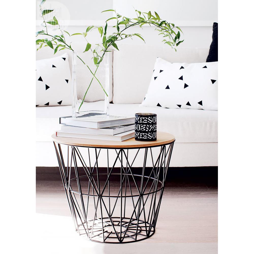 Druciany stolik kawowy Twins Rozmiar L