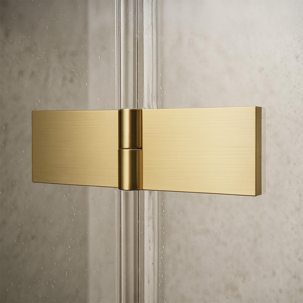 Duschkabine Rea Atlas 120x90 Brush Gold