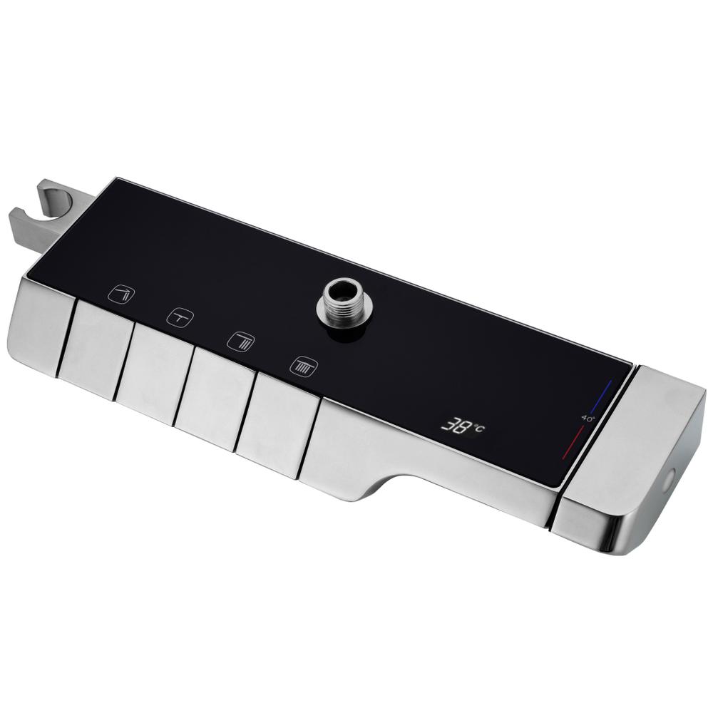 Sprchový set s termostatem REA ROB Nickiel Brush INOX