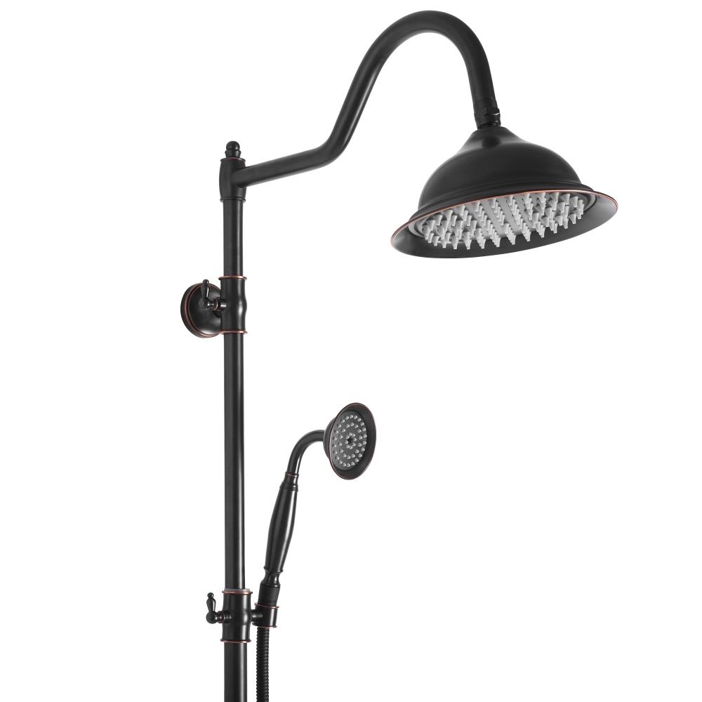 dušas komplekts REA BERGAMO OLD BLACK