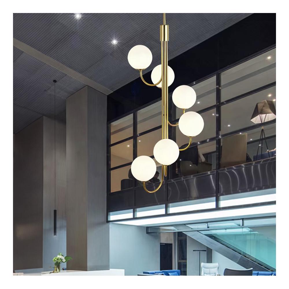 Hängelampe APP1585-6CP Gold