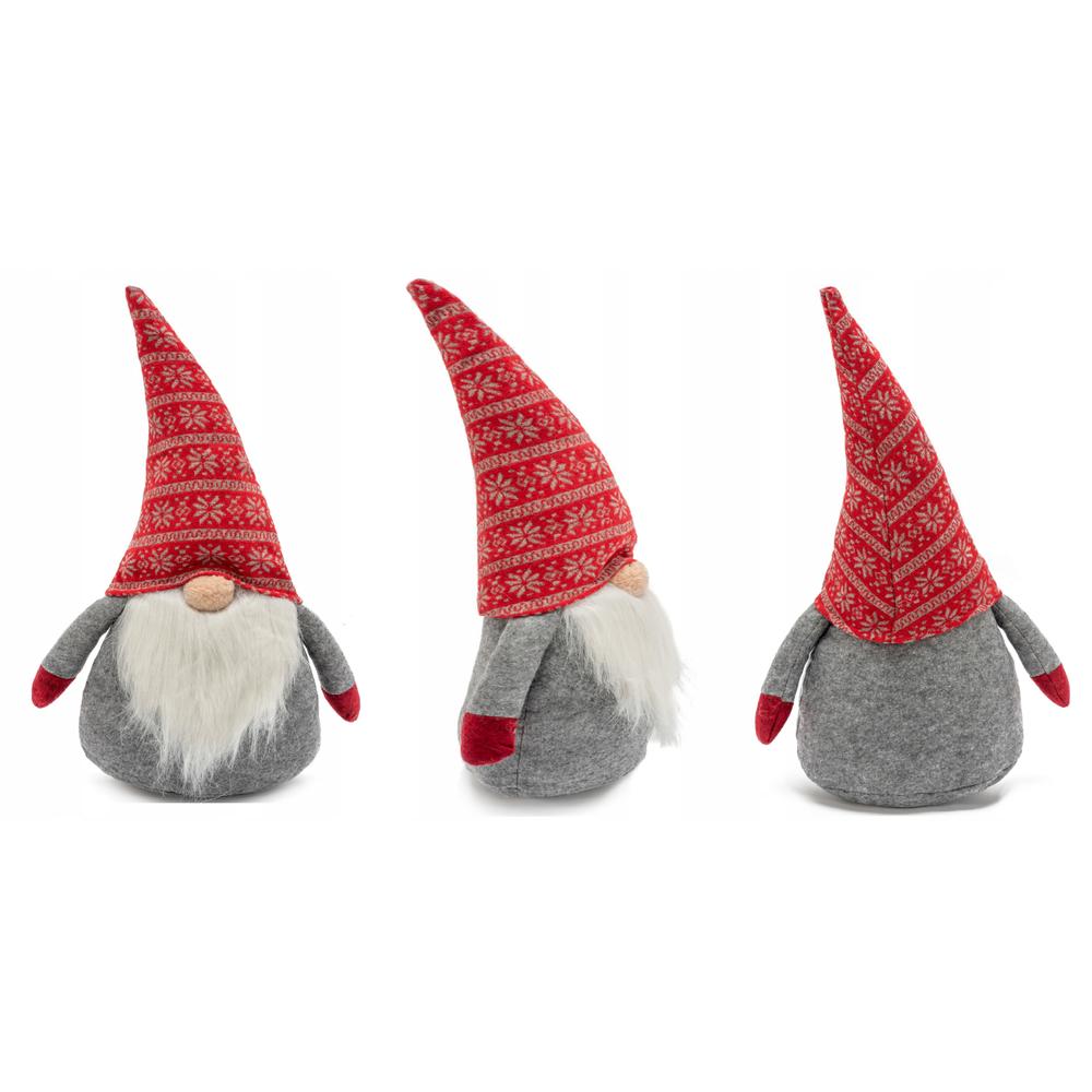 Skrzat świąteczny 50cm RED/GREY YX-019