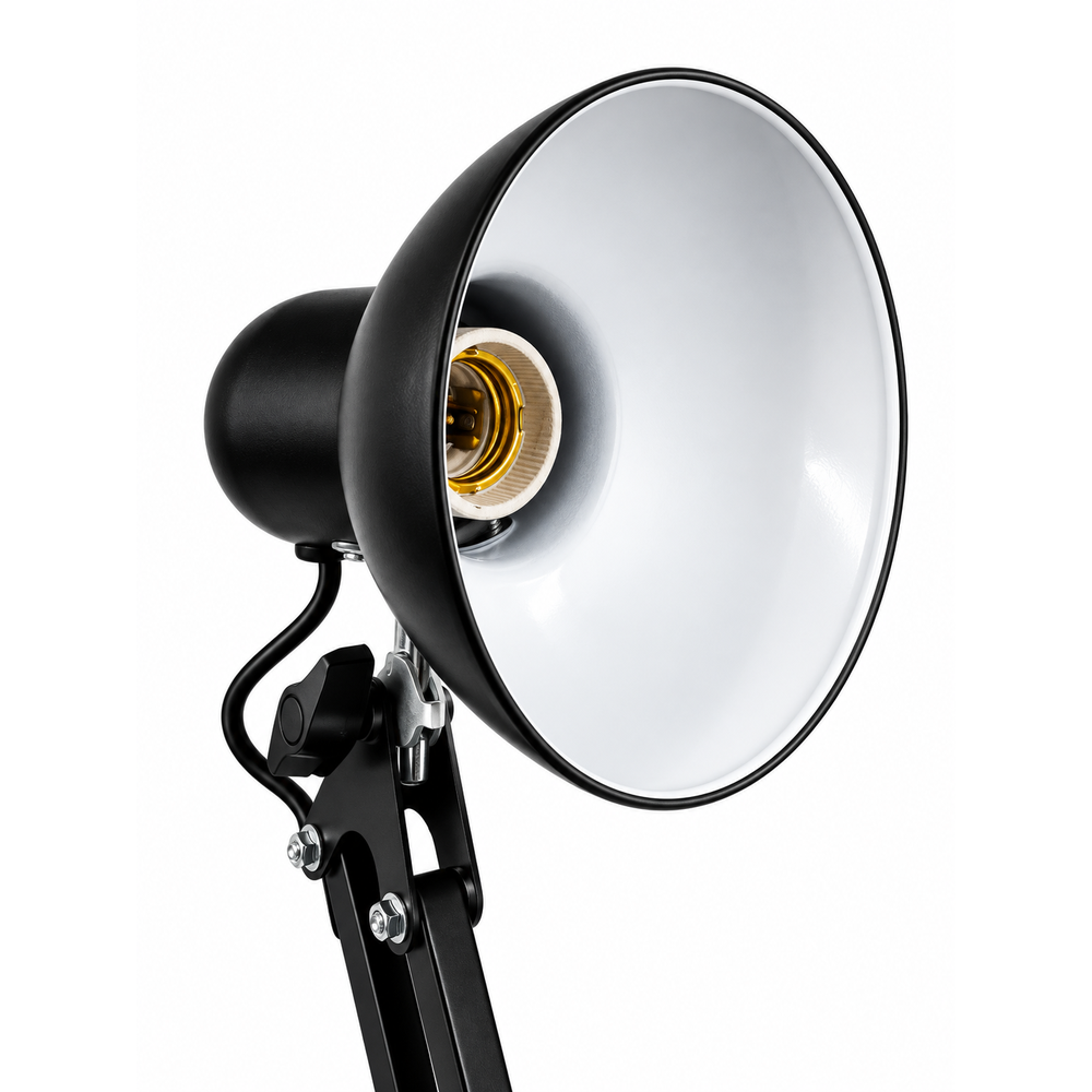 Lampka biurkowa JNH043-1TD Czarna 2w1