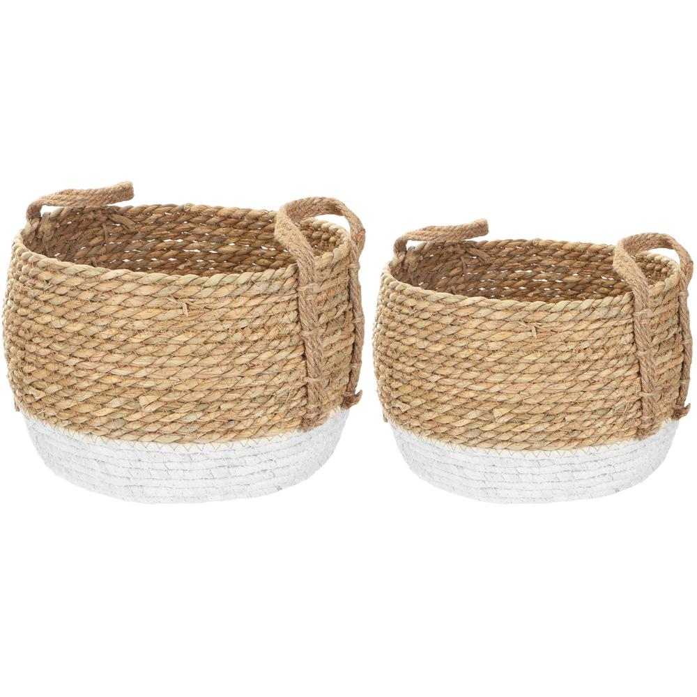 Zestaw 2szt Koszy Naturalnych BOHO YT21B-34