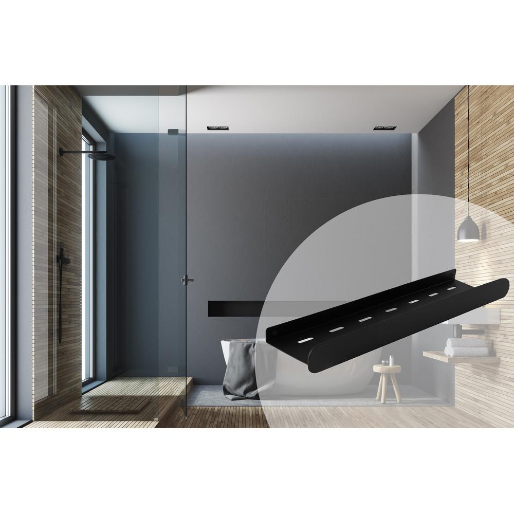 Fürdőszobai polc SF03 45cm black matt