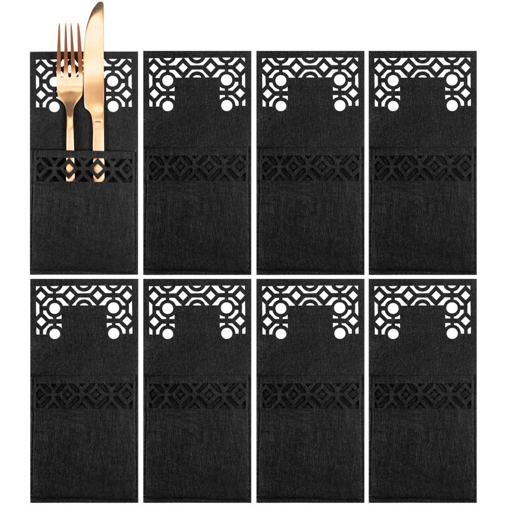 Pokrowiec na sztućce Świateczny 8 szt (KF357-4B x2)