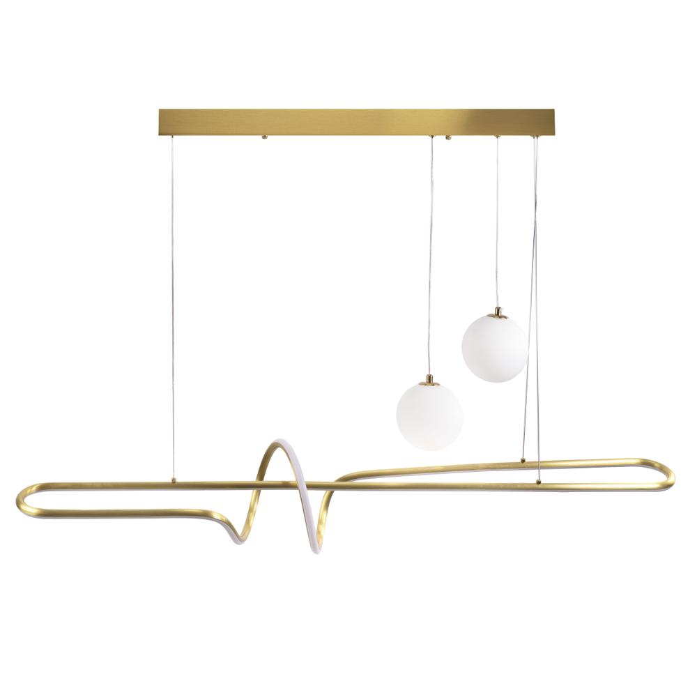 Lampe LED LHJ039-CP BRUSH GOLD