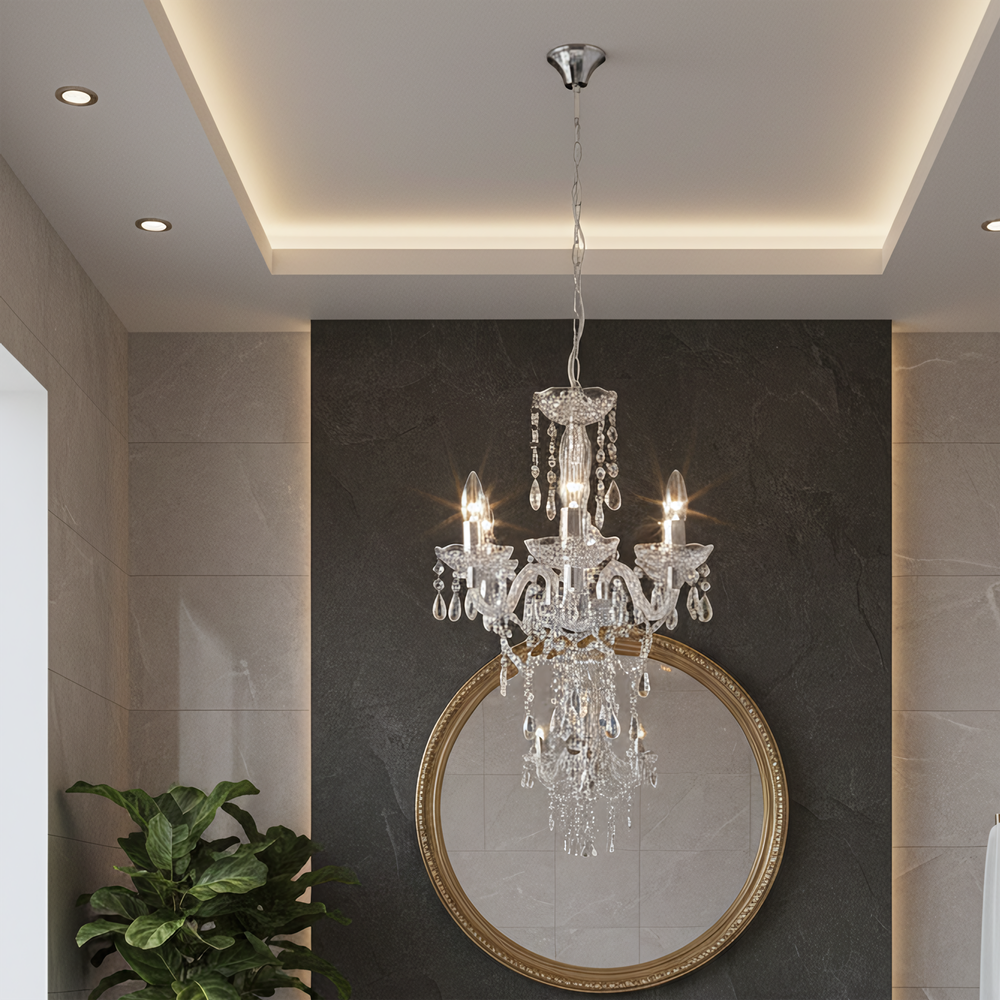 Deckenleuchte EBT006-3CP TRANSPARENT