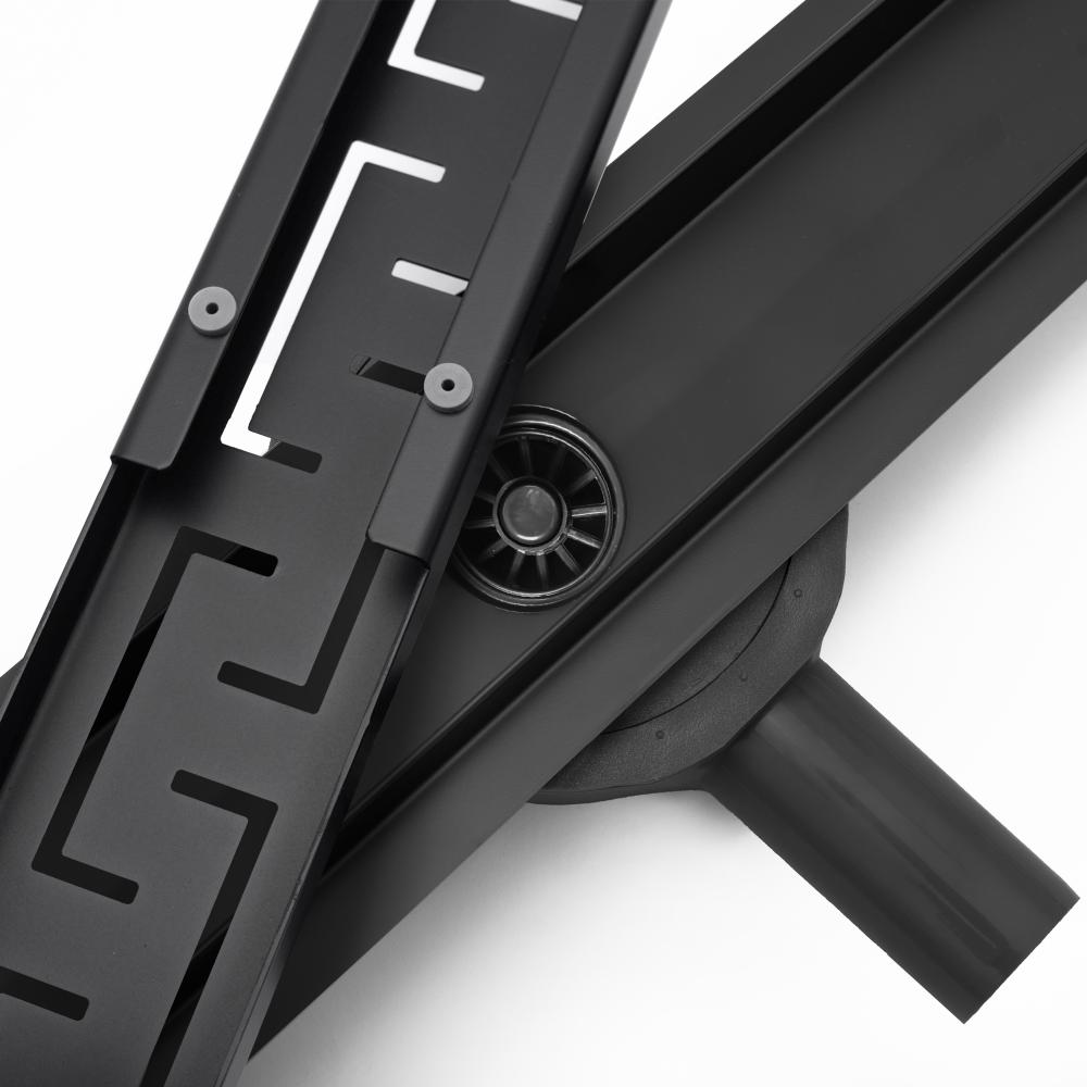 Linijinis nutekėjimas Rea Greek PRO Juodas Matas 80