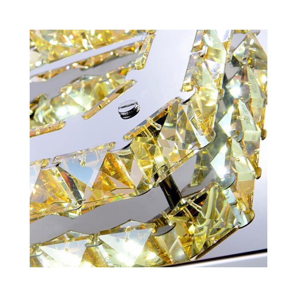 Deckenlampe Kristall quadrat Glamour 8W APP405-C