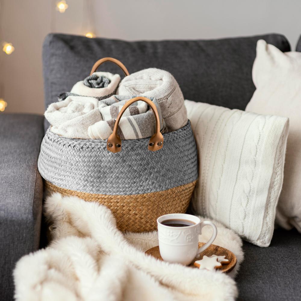 Zestaw 3szt Koszy Naturalnych BOHO 223K16