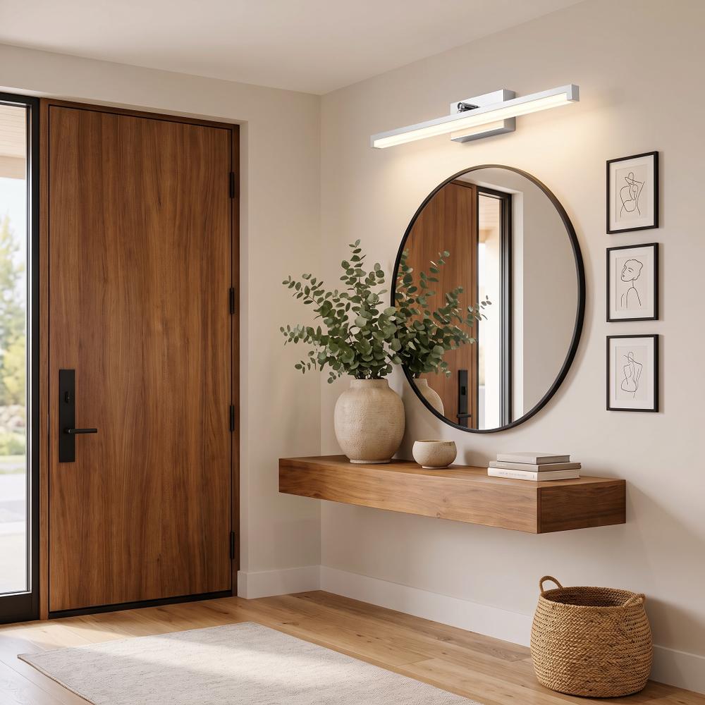 LAMPA KINKIET ŁAZIENKOWY LED NAD LUSTRO 12W 50CM APP374-1W BIAŁA