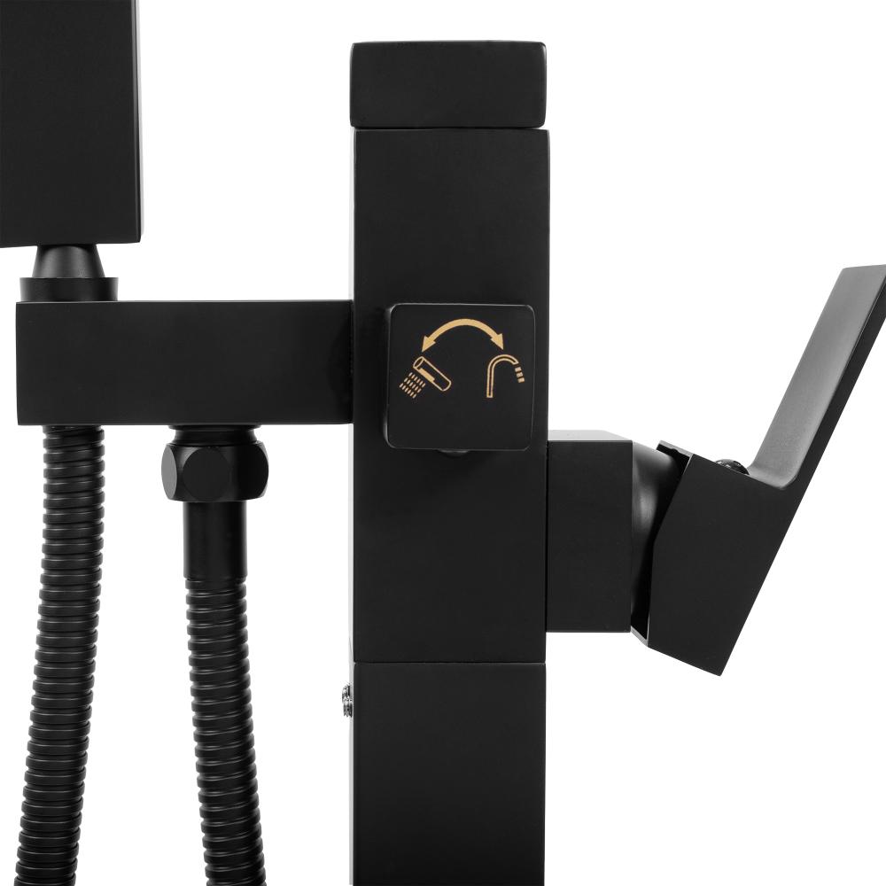 Змішувач підлоговий  Rea TERY Black