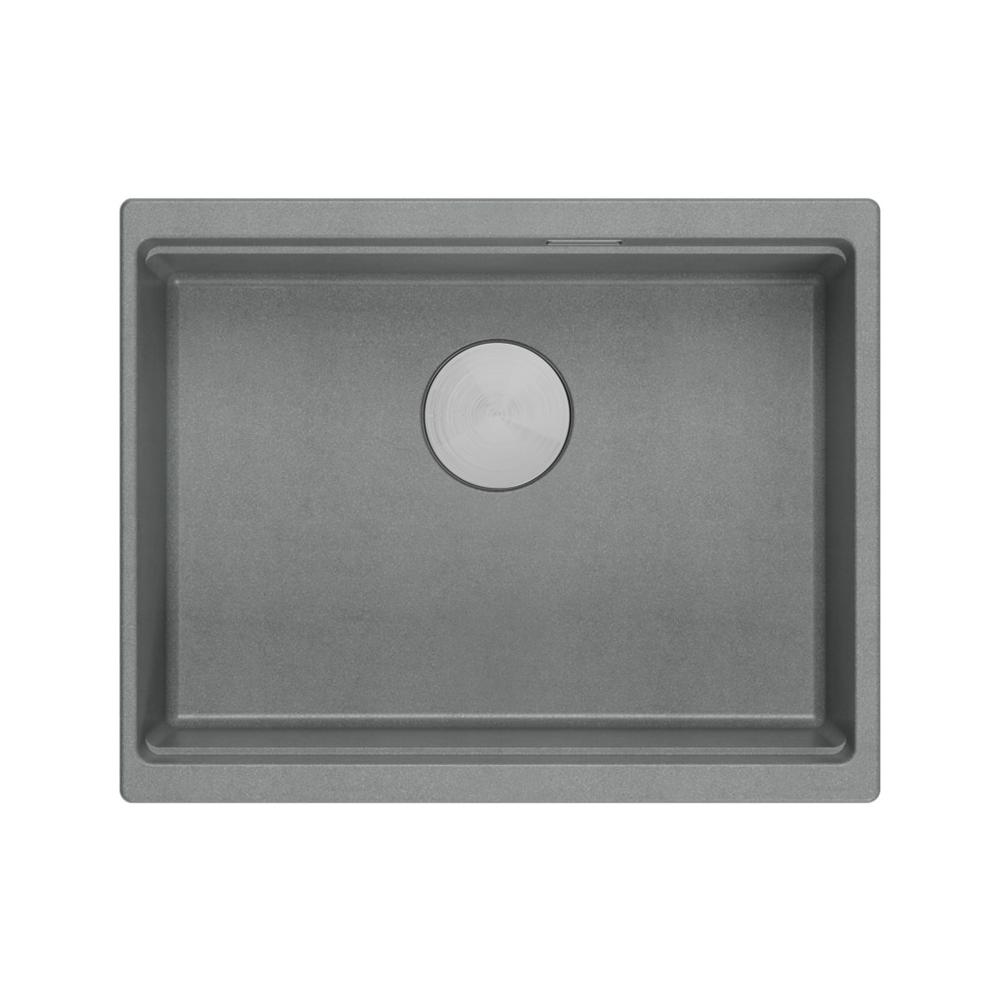 Granite sink Logan 100 Grey Metallic