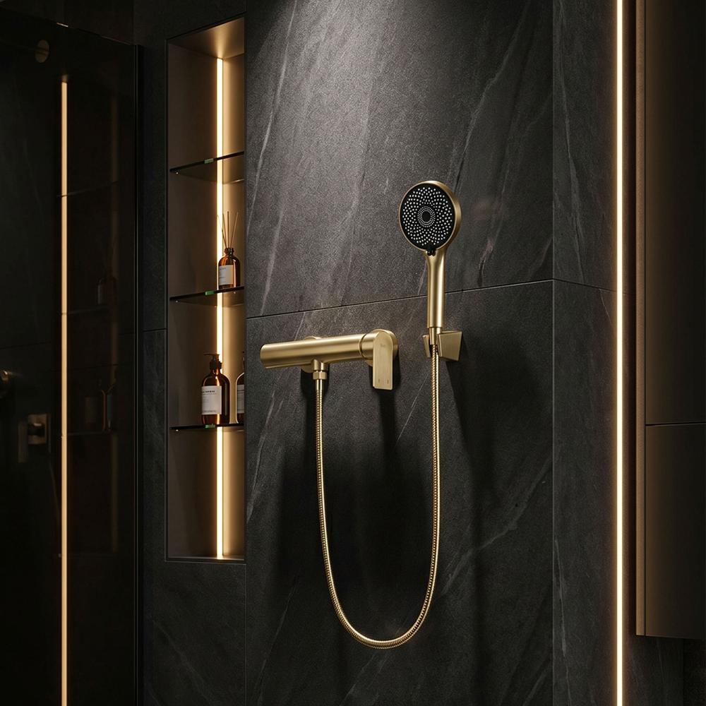 Змішувач для душу Rea Hunter Brushed Gold