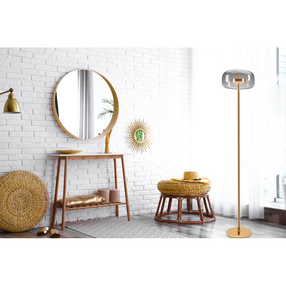 Lampa Kinkiet Ścienny Loft Złoty 392229