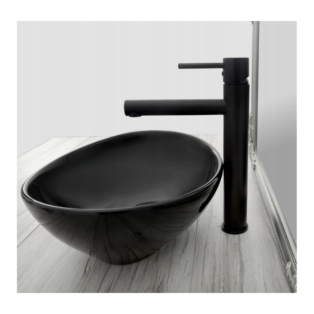Rubinetto da bagno Rea Tess High Black