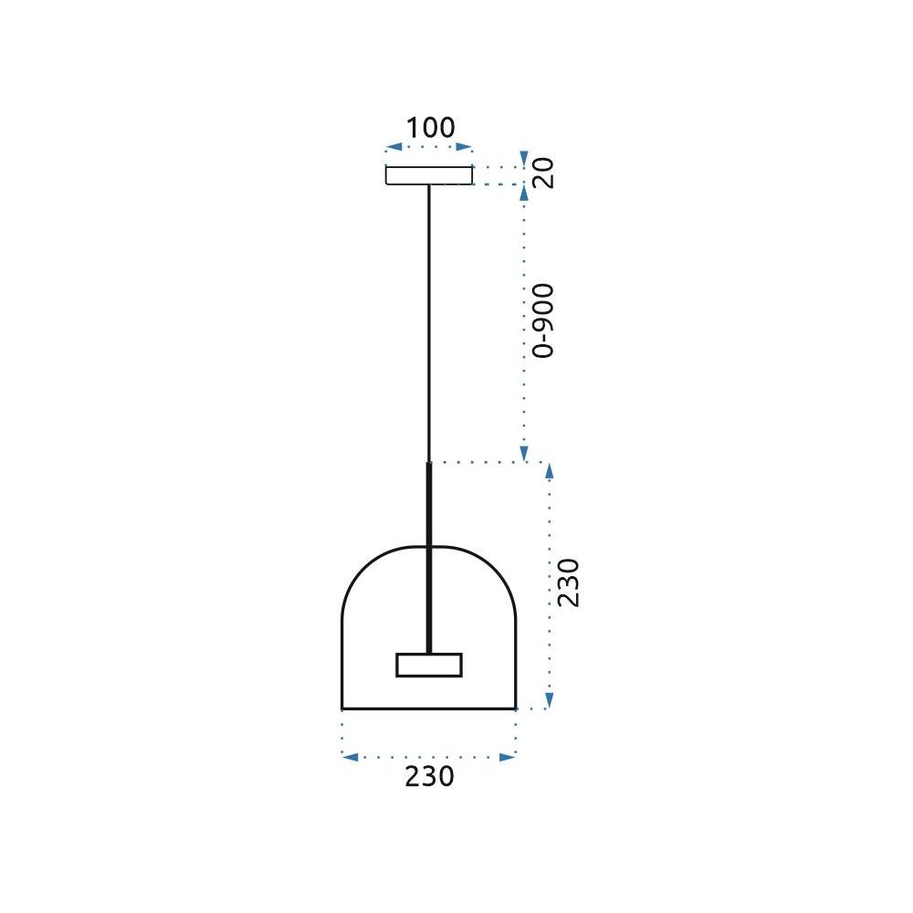 Hängelampe Amber APP613-1CP