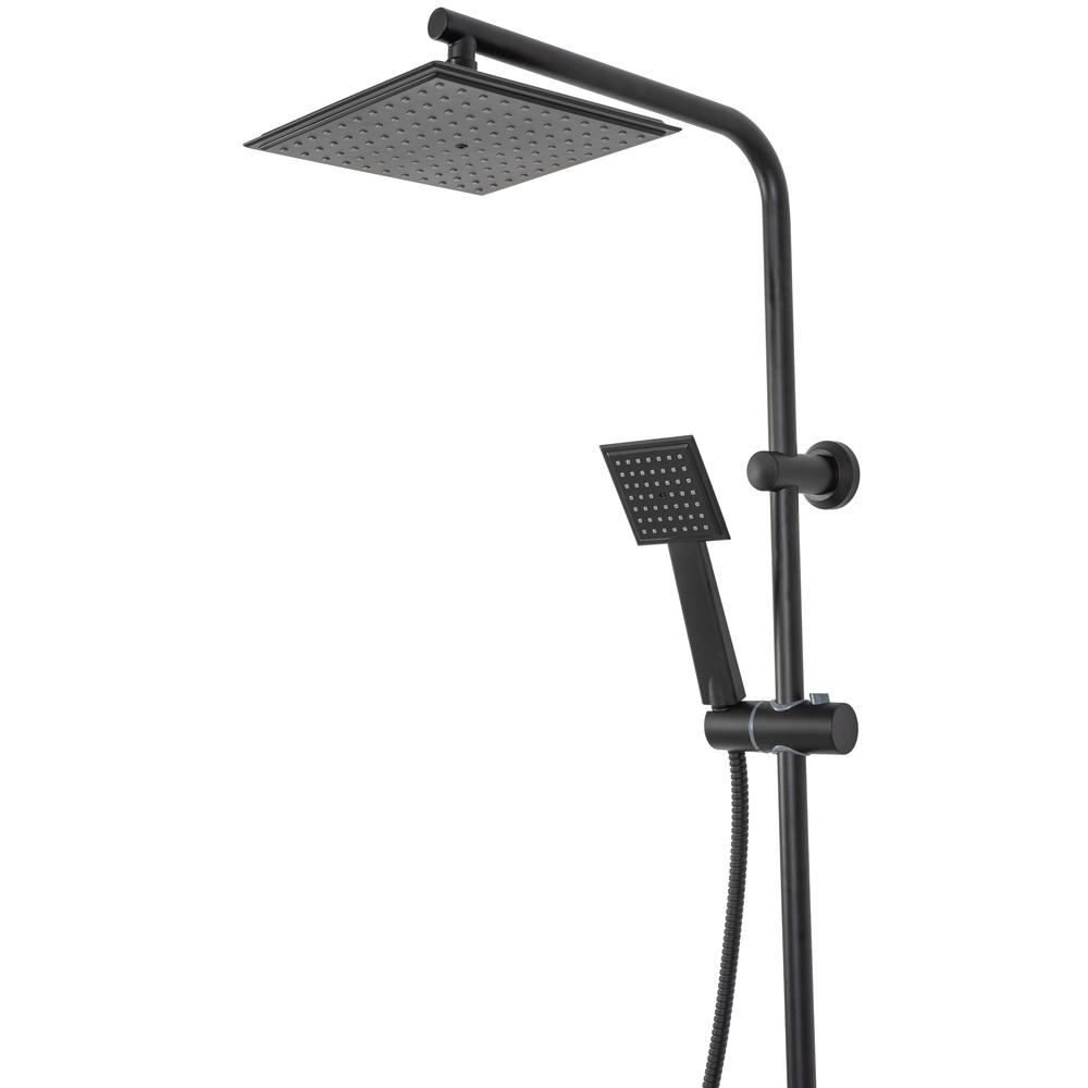 REA Bravo dušas komplekts melns