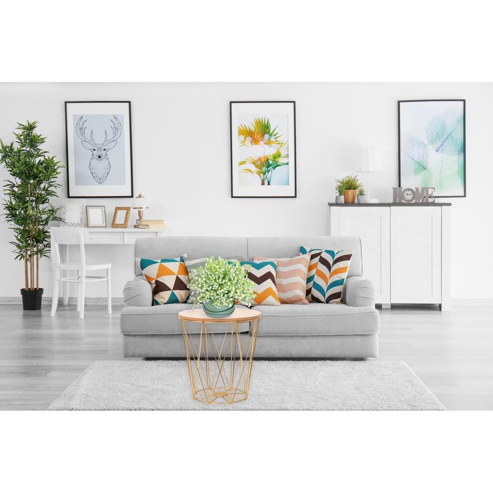 Druciany stolik kawowy Twins Gold Rozmiar S