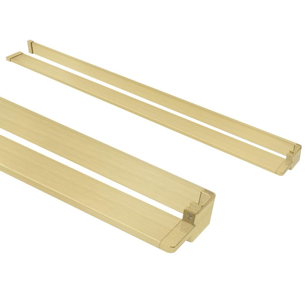 Rea Aero Intimo Gold Brushed N 90 Walk In dušo sienelė su lentyna ir Evo kabykla